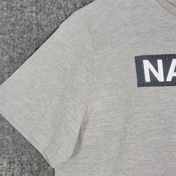 Nautica T-Shirt Mens Large Gray Short Sleeve Crewneck - Picture 5 of 11